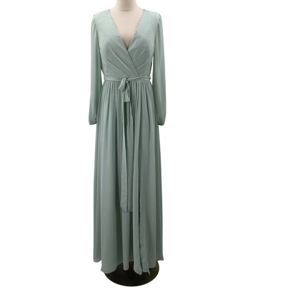 AW BRIDAL Dresses & Skirts - Elegant Maxi Dress in Soft Green
